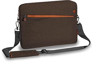PEDEA Tablet Tasche 12–13" Hülle für iPad Pro 13 2024 M4, iPad Pro 12,9 2022 M2, Galaxy Tab S10+/S9+, Surface Pro 12", MatePad Pro 12,2, Sleeve mit Zubehörfach, braun