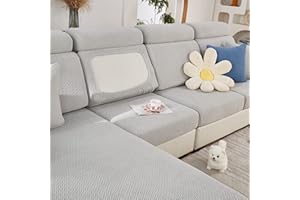 ‎TOPCHANCES TOPCHANCES Sofa Sitzkissenbezüge - Soft Stretch Sofa Cover Sofa Kissenbezüge, Sofa Sitzbezüge Couchbezüge L Form, Couch Kissenbezüge Sofa Slipcover