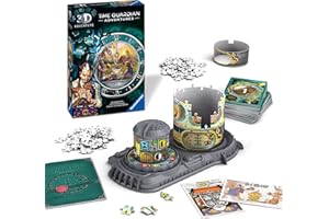 Ravensburger 3D Adventure 11540 TIME GUARDIAN ADVENTURES - Eine Welt ohne Schokolade - Escape Room Spiel, für 1 bis 4 Spieler - Kooperatives 3D Puzzle Abenteuer - einmaliges Event-Spiel ab 12 Jahren