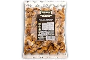 Mr Tubs Pork Crackling 250g Bulk Bag - Premium Crackling, not Scratchings - Select your Flavour - Gluten Free, High Protein, Low Carb, Keto Friendly Pork Rind Meat Gift Snack (Traditional)