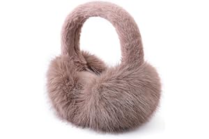 Unning Ohrenwärmer Damen Winter Verstellbar & Faltbare Ohrenschützer Weich Ohrenschutz Plüsch Ear Muffs for Women