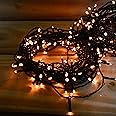 Premier 50 Multi Action Battery Operated Vintage Gold LED Christmas Lights With Timer