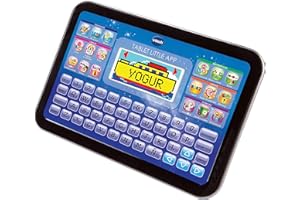 VTech 3480-155222 Écran Couleur Jouet, Tablette Little App, Noir/Bleu