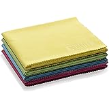 E-Cloth Glass & Polishing Cloth, Microfiber, Assorted Colors, 4 Pack