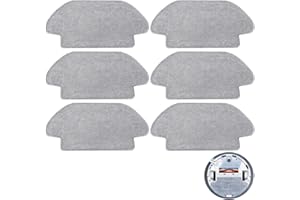 DianSung 6 sztuk ściereczek do odkurzacza Xiaomi Mi Robot Vacuum Mop 2S / S12 / Mop P/Mop Pro, część zamienna do odkurzacza robota z mikrofibry, zestaw akcesoriów