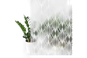 DecoMeister statica pellicola per vetri pellicola per finestre lamina decorative foglio con filtro UV 90x150 cm Charis