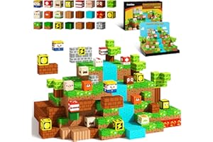 GobiDex Costruzioni Magnetiche, Costruisci un Mondo di Blocchi Magnetici, Giocattolo Magnetico per Regali per Bambini, Gioco d'avventura per Ragazzi e Ragazze, Giocattolo da 3-6, 4-8, 5-10 Anni
