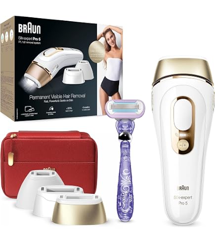Braun Silk-expert Pro 5 PL5243 Intense pulsed light Gold,White