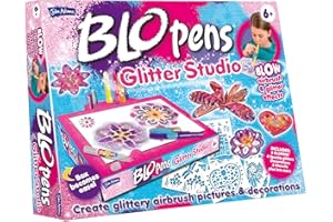 John Adams | BLOPENS® Glitter Studio: Blow airbrush & add glitter effects | Arts & crafts | Ages 6+