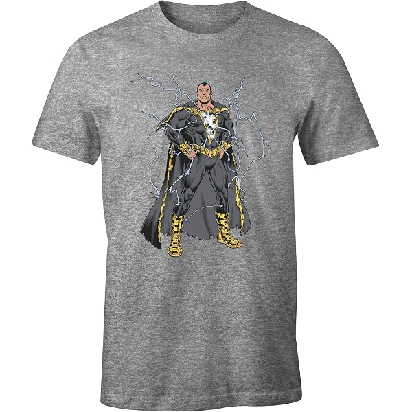DC Comics Herren T-Shirt - Batman Basic Logo, Schwarz