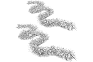 COM-FOUR® 2x Swiateczna girlanda - Jodlowa girlanda do idealnej dekoracji swiatecznej - Swiateczna dekoracja na choinke - 200 cm