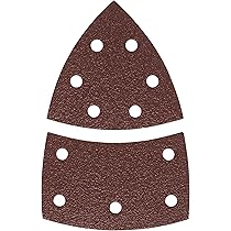 Carta Abrasiva Bosch 10 Fogli - Grana 60/120/180, Per Levigatrice Orbitale, 93x185 Mm, 8 Fori - Foto 2