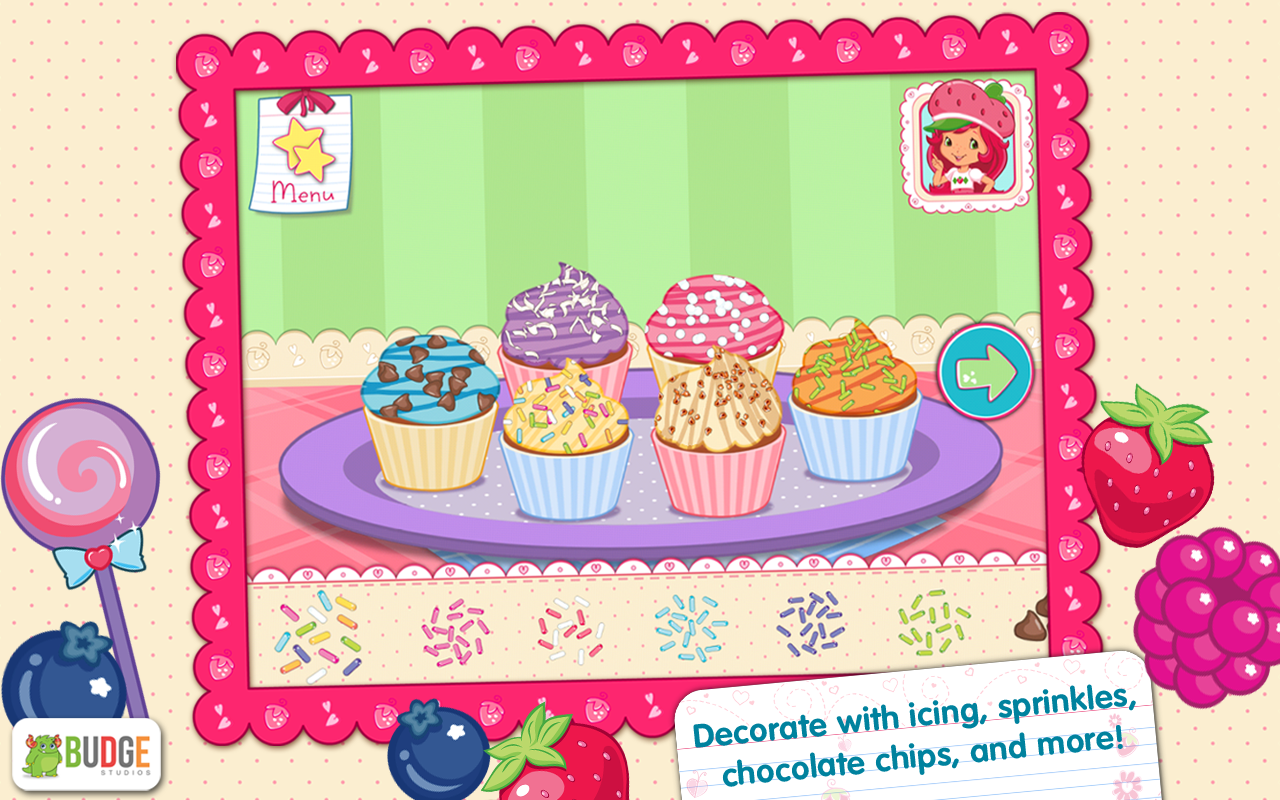 Strawberry Shortcake Bake Shop Dessert Maker Game for Kids in