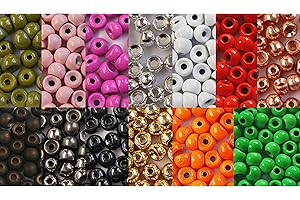 HARELINE Pechetruite 25 x Billes Laiton 2,8 mm (0,06g) Couleur AU Choix pour Montage de Mouche de pêche