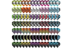 CyeeLife Plumas para dardos, 35 juegos de 105 unidades, accesorios estándar de PET, perfectos para dardos suaves y de acero