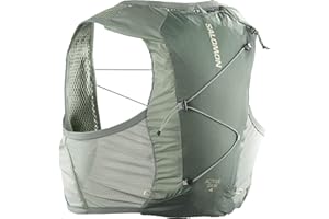 Salomon Active Skin 4 Compatible with Flasks Unisex Running Vest Hiking Trail, 4L, Precision Fit, Easy Access, and Optimized Storage, Black, XS