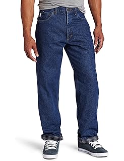 lee men's flannel lined jeans