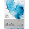 Winsor & Newton Carta per acquarello, Grana Fine, 300gr, Miscela Di Fibre di Cotone 25% e Cellulosa, Bianco Naturale,, Priva 