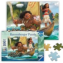 Puzzle Ravensburger 100 Pièces XXL - Le Trésor Des Pirates, Pour Enfants Dès 6 Ans, Qualité Supérieure