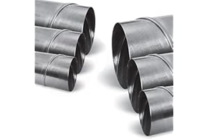 MKK Spiral Duct Duct Ventilation Pipe Diameter 200 mm Length 1 m (100 cm)