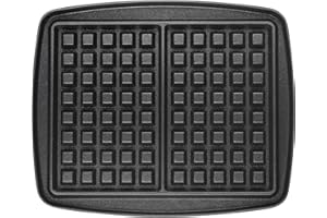 LAGRANGE Jeu de plaques Gaufres, compatible avec tous les gaufriers "Super2", Plaques en aluminium moulé, Revêtement antiadhésif double couche, 030122