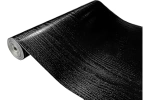‎DECOMEISTER DecoMeister Klebefolie in Holz-Optik Holzfolien Deko-Folien Holzdekor Selbstklebefolie Möbelfolie Selbstklebend Fertigrolle Holz Folie für Möbel Blackwood 67,5x740 cm