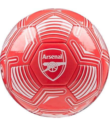 Pallone Da Calcio Ufficiale Arsenal FC - Ecopelle Misura 5, Stile Retrò Marrone - Foto 10