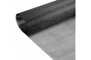 FLYZZZ Fly Screen Insects Mesh Window Nets to Keep Bugs Out for Window or Screen Door -1.2m X1m Black…