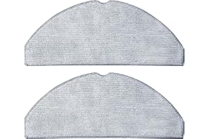 BEKABA 2 Mopas de Microfibra Para Xiaomi Vacuum S20 (D106), 3C, E10, Pack De 2 Trapos de Reemplazo, Kit De Repuestos Para Aspiradora Robot Vacuum, Para Xiaomi Mijia Vacuum Mop 3C (C103) / 3C Plus (B112)