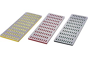 Amtech E2500 Set di Affilatura in Pietra Diamantata fessionale, Multicolore