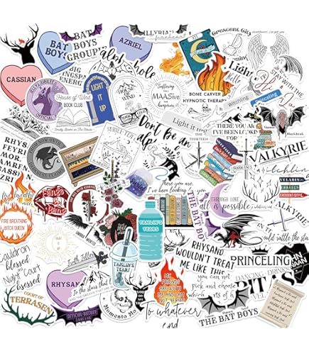 150 BookTok Aufkleber – Holografisch & Glitzernd – Ideal Für Laptop, Kindle & Tagebuch