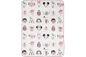 Jay Franco Disney 100 Jahre des Staunens - D100-130 x 150 cm Flauschige Wurfdecke