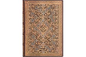 Paperblanks Agenda 18 Meses 2025, Restauración, Midi, Apaisado, Cierre con Banda Elástica