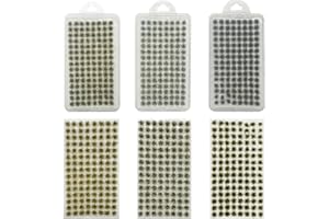 Woohome 312 Pz Ciuffo di Erba Statica Erba Statica Ciuffo, Miniatura Albero Modello Erba Sacchetto Lichene Verde, Artificiali Falso Muschio per La Ferrovia Del Paesaggio Del Treno