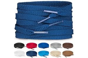 TULMERO SULPO 2 Paare Schnürsenkel Flache 8mm für Schuhe