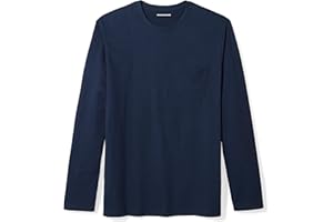 Amazon Essentials Camiseta de Manga Larga de Ajuste Normal Hombre