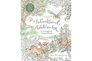 Woodland Watercolor: A Coloring Workbook