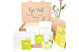 Bellalisia Get Well Soon Gifts for Women, Bath Spa Gift Set: Perfect Pamper Hamper Hug in A Box Care Package for Her, Ideal Pick Me Up Relaxation Wellness Letterbox Thinking of You Present