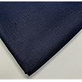 Quality-Fabrics Plain 100% Cotton Woven Fabric 150cm wide per metre (NAVY)