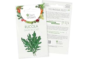 Rocket Seeds (Diplotaxis tenuifolia), Herb Seeds for Planting and Gardening, Premium Seeds for about 250 Fresh, Wild Rocket Plants - Grow your Own Herbs and Salad Seeds with OwnGrown