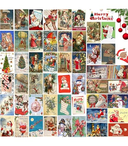 24 Cartes De Noël Nostalgiques Edition Colibri - Style Rétro, Fabriquées En Allemagne, écoresponsables - 8