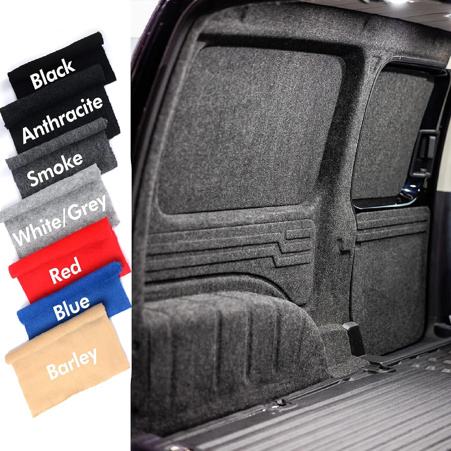 4 Way Super Stretch Lining Carpet for Camper Van Motorhome Car Vehicle Interior(Smoke,2 Metre x 2 Metre)