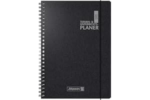 Brunnen Schülerkalender Lehrer-Sortiment 2022/2023 Überformat A4: 23 x 29,7 cm schwarz: 2 Seiten = 1 Woche, 1075761903