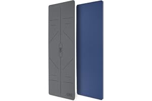 RE:SPORT Yogamatte Phthalatfrei | Gymnastikmatte rutschfest | Fitnessmatte schadstofffrei | Trainingsmatte mit Tragegurt Phthalatfrei 183 x 61 x 0,6 cm