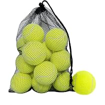 48 Stück Übungs-Tennisbälle – 6,3 Cm, Gelb, PET-Filz Für Training, Hundespiel Oder Massage