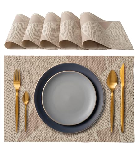 Läufer 32645 Tovaglietta Americana Trasparente 25x30 Cm – Proteggi Tavolo In Cristallo Blu – Set 3 Pezzi Per Ufficio E Cucina