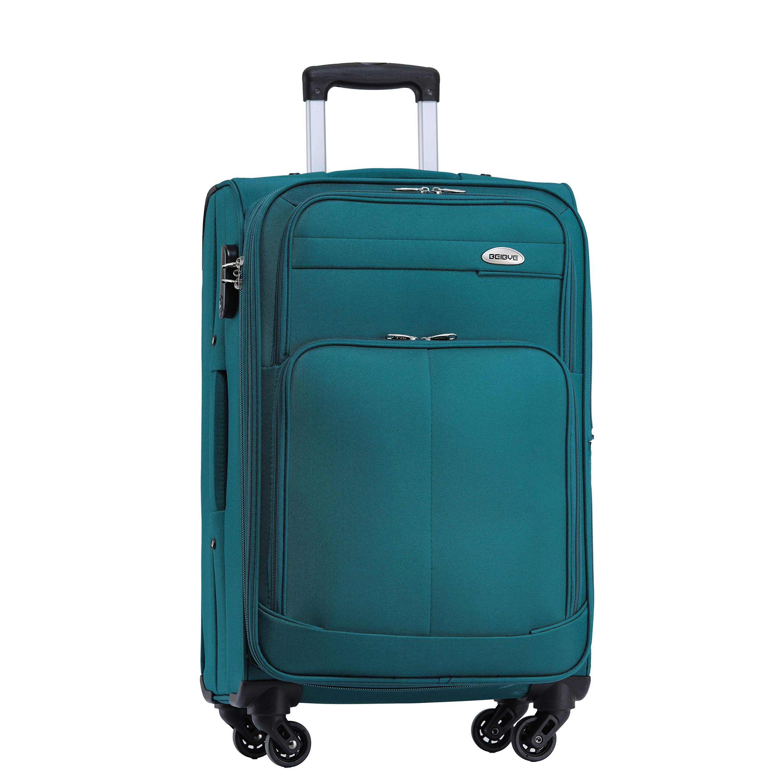 I I BEIBYE 4 Rollen Reisekoffer 3tlg.Stoffkoffer Handgepäck Kindergepäck Gepäck Koffer Trolley