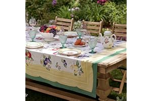 ELRENE Villeroy & Boch Obrus z tkaniny bawełnianej, len, 152 cm x 240 cm