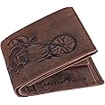 LONDON ALLEY Biker Vintage Brown Men's Leather Wallet