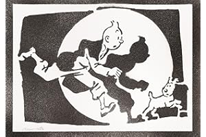 moreno-mata Authentique Graffiti Fait a la Main Tin... Poster Affiche Handmade Collection Decoration Murale Salon Chambre Cadeau Homme et Femme